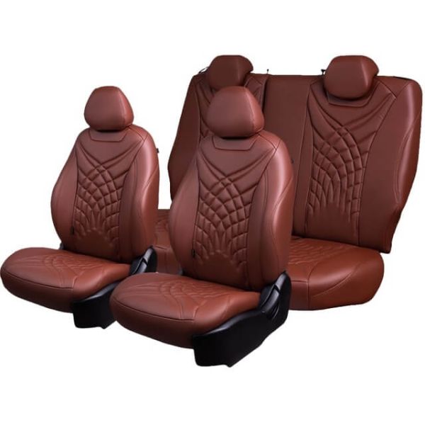 Чехлы Премиум Экокожа Байрон Президент|Жук на Nissan Sentra 7 (B17) 2012-2017 г.в.