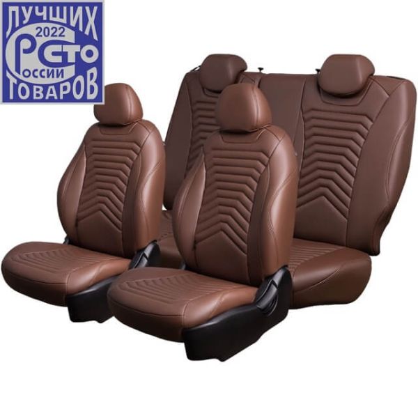 Чехлы Премиум Экокожа Байрон Президент|Жук на Nissan Sentra 7 (B17) 2012-2017 г.в.