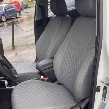 Авточехлы Автопилот серый Ромб