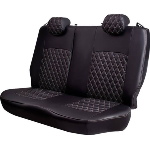 Чехлы Экокожа Турин Ромб на Datsun mi-Do (2014+)