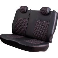 Чехлы Экокожа Турин Ромб на Datsun mi-Do (2014+)